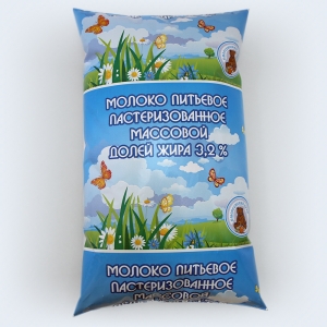 Milk 3,2% fat polythene bag