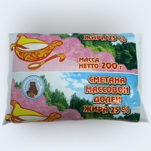 Смятана 25% п/плёнка